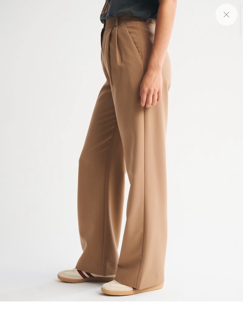 Abercrombie & fitch A&F Sloane Tailored Wide Leg Pant - Picture 3 of 13